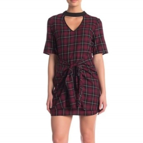 BCBGeneration Dresses & Skirts - 🔽NWT BCBGeneration Plaid Front Tie Dress